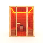 Финская сауна 4 - х местная прямая (фото)